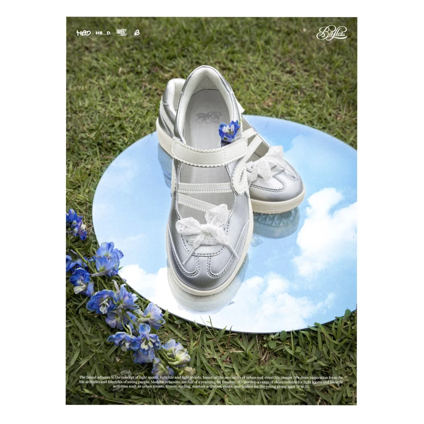 Happy Birds Day メリージェーンバレエジャーマントレーニングシューズ