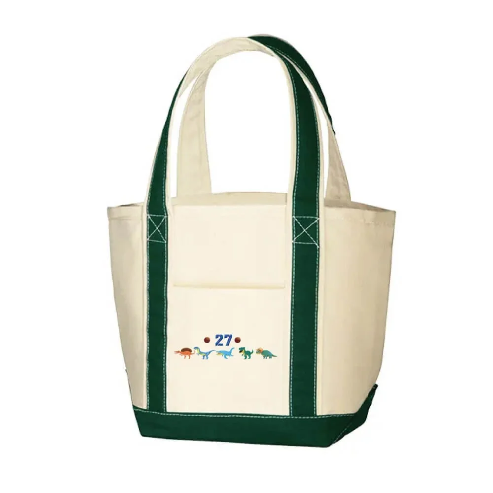 恐竜イラスト キャンバストートバッグ