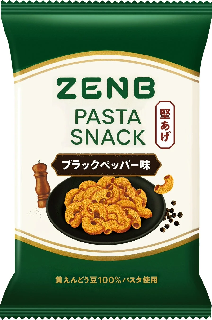 ZENB PASTA SNACK ブラックペッパー味 パッケージ