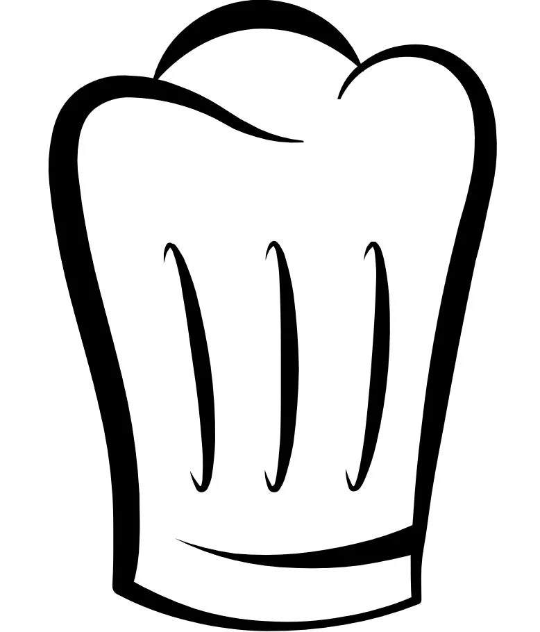 コック帽のイラスト