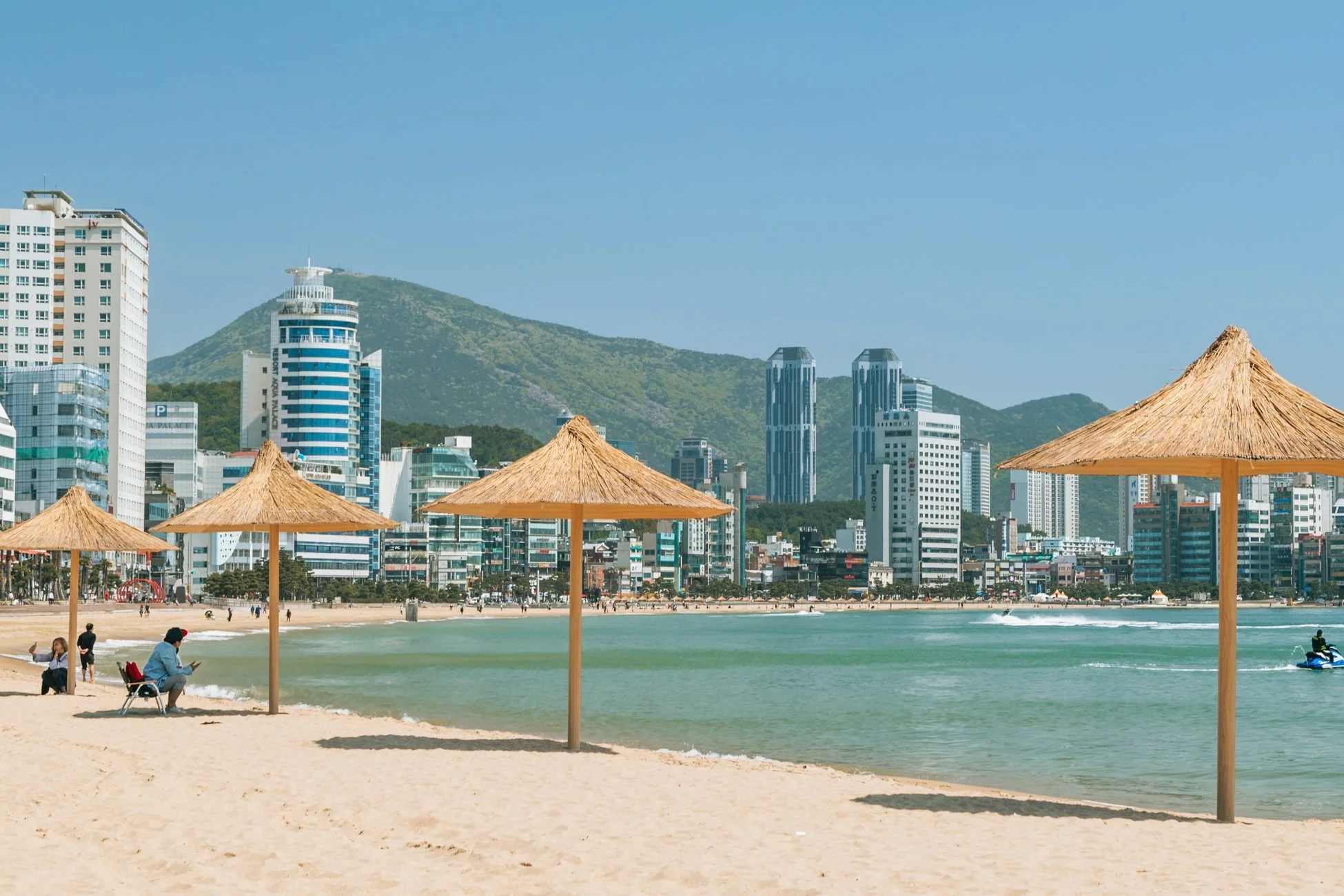 釜山のビーチ