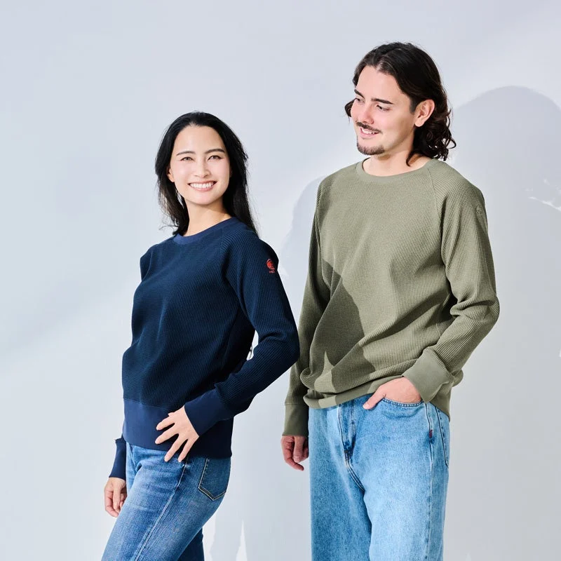 ワッフルTシャツ長袖