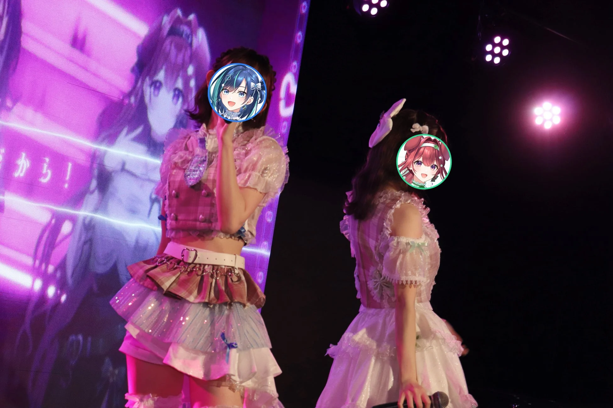 ライブパフォーマンス中の様子