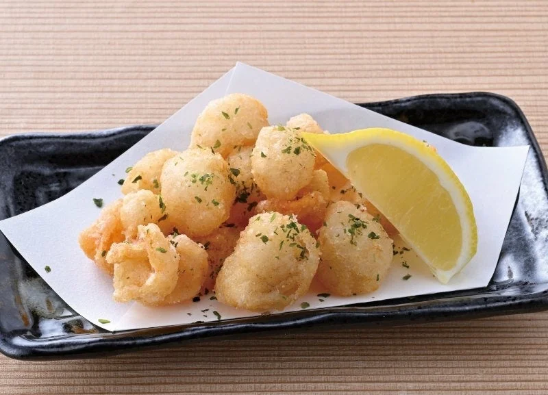 小柱（イタヤ貝）＆小海老のカリッとツインズ