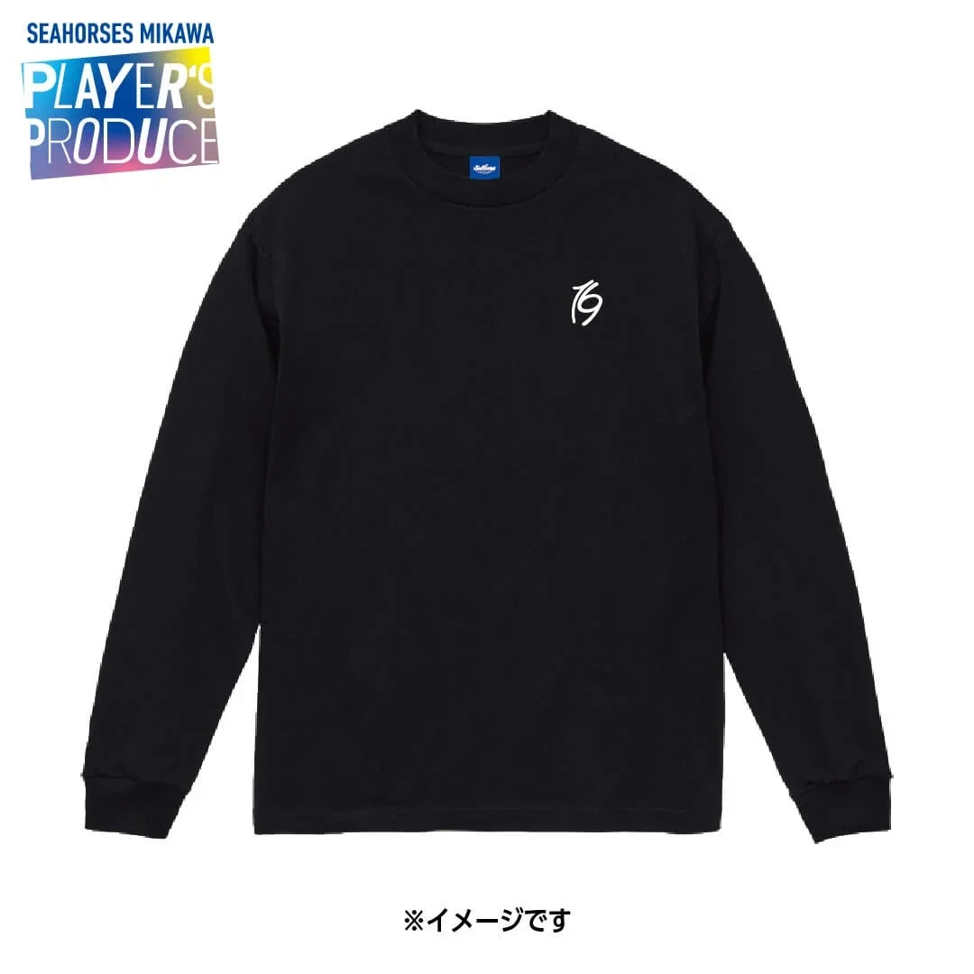 169刺繍 ロングスリーブTシャツ