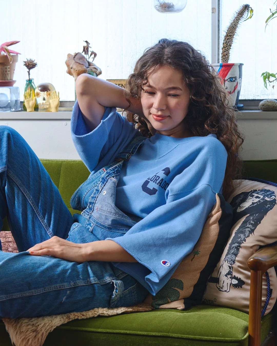 Champion別注スウェット着用イメージ3