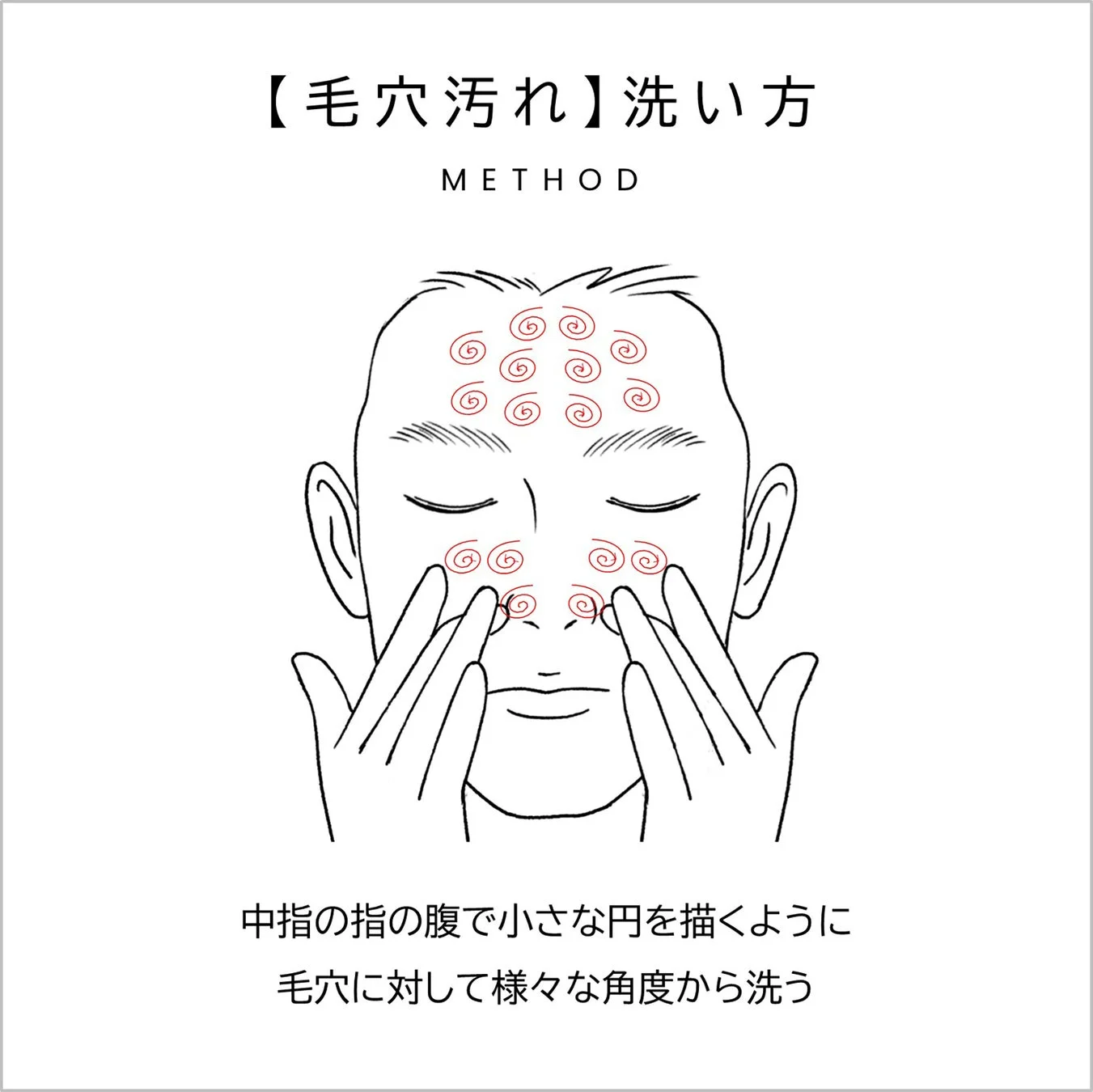 毛穴の汚れを落とす正しい洗顔方法