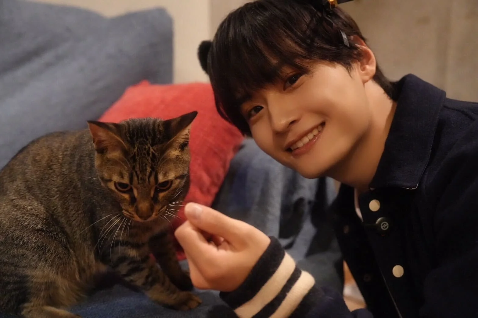 寺尾香信さんと猫