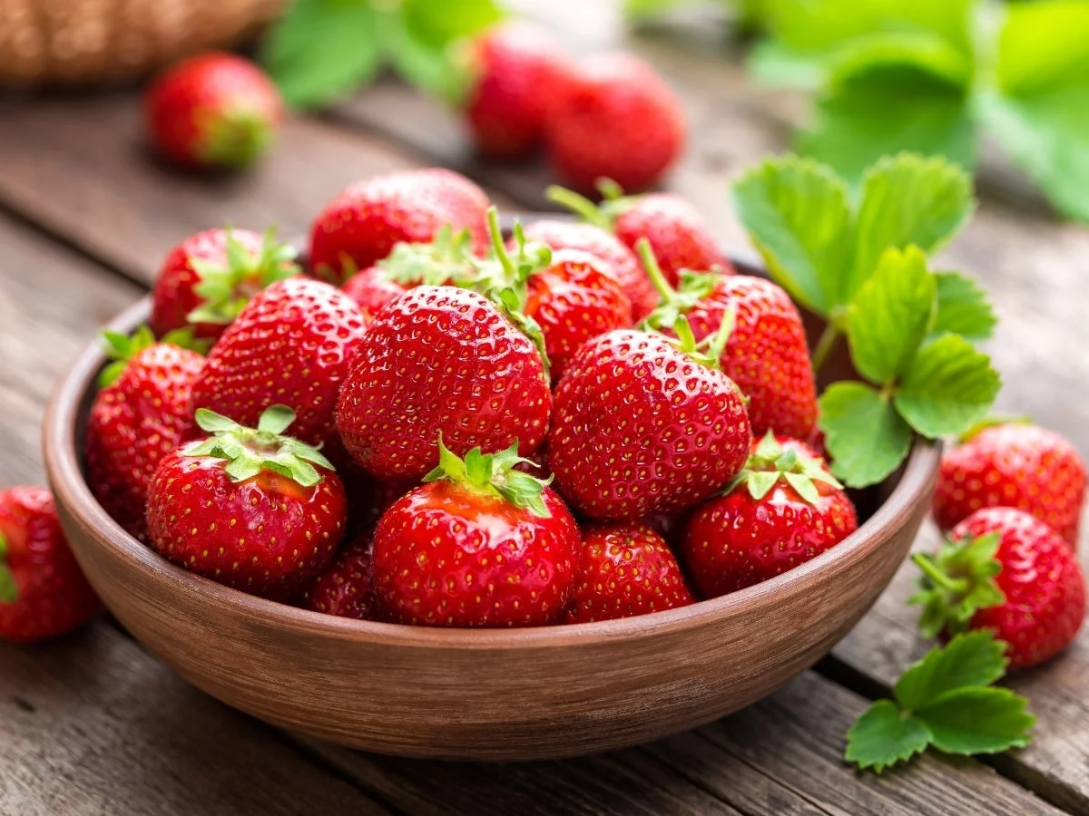 山盛りのイチゴ