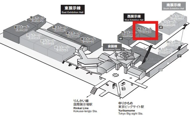 東京ビッグサイトの俯瞰図