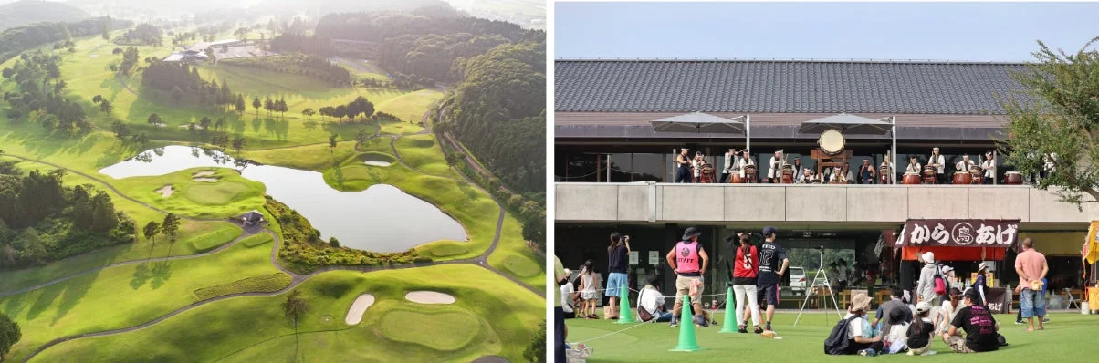 ゴルフ場でのイベント