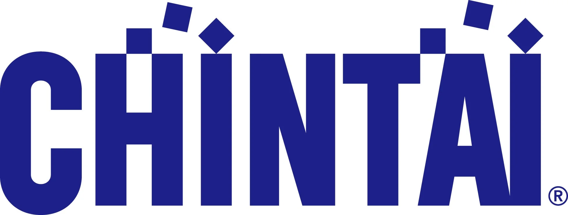 白背景に青色で「CHINTAI」のロゴが大きく表示されています。