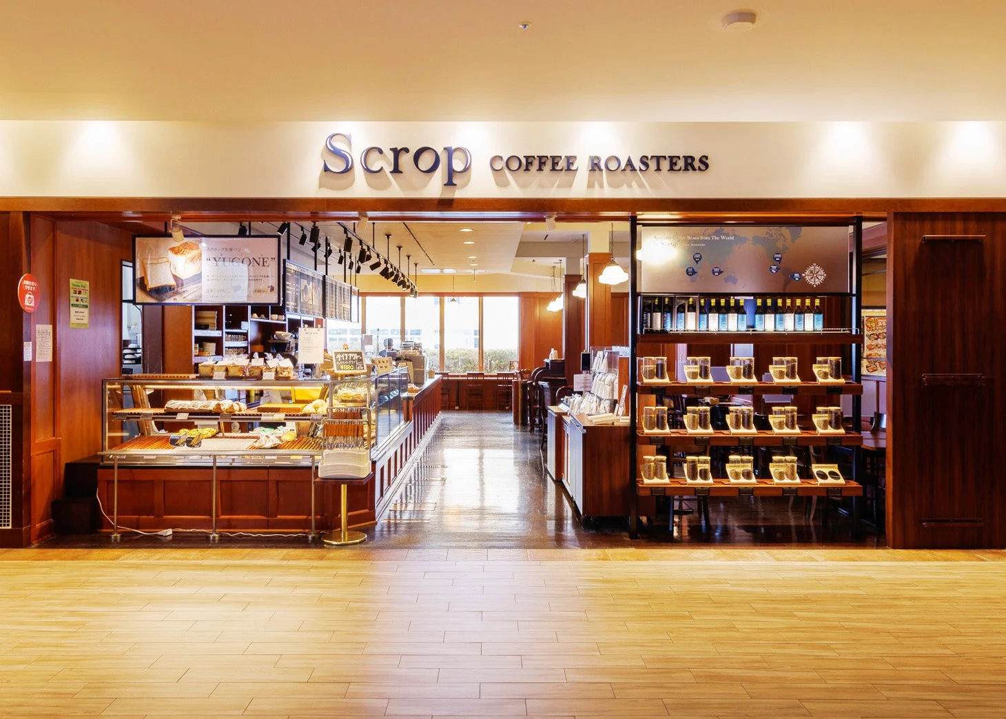 Scrop COFFEE ROASTERS 流山おおたかの森S.C.店 店内