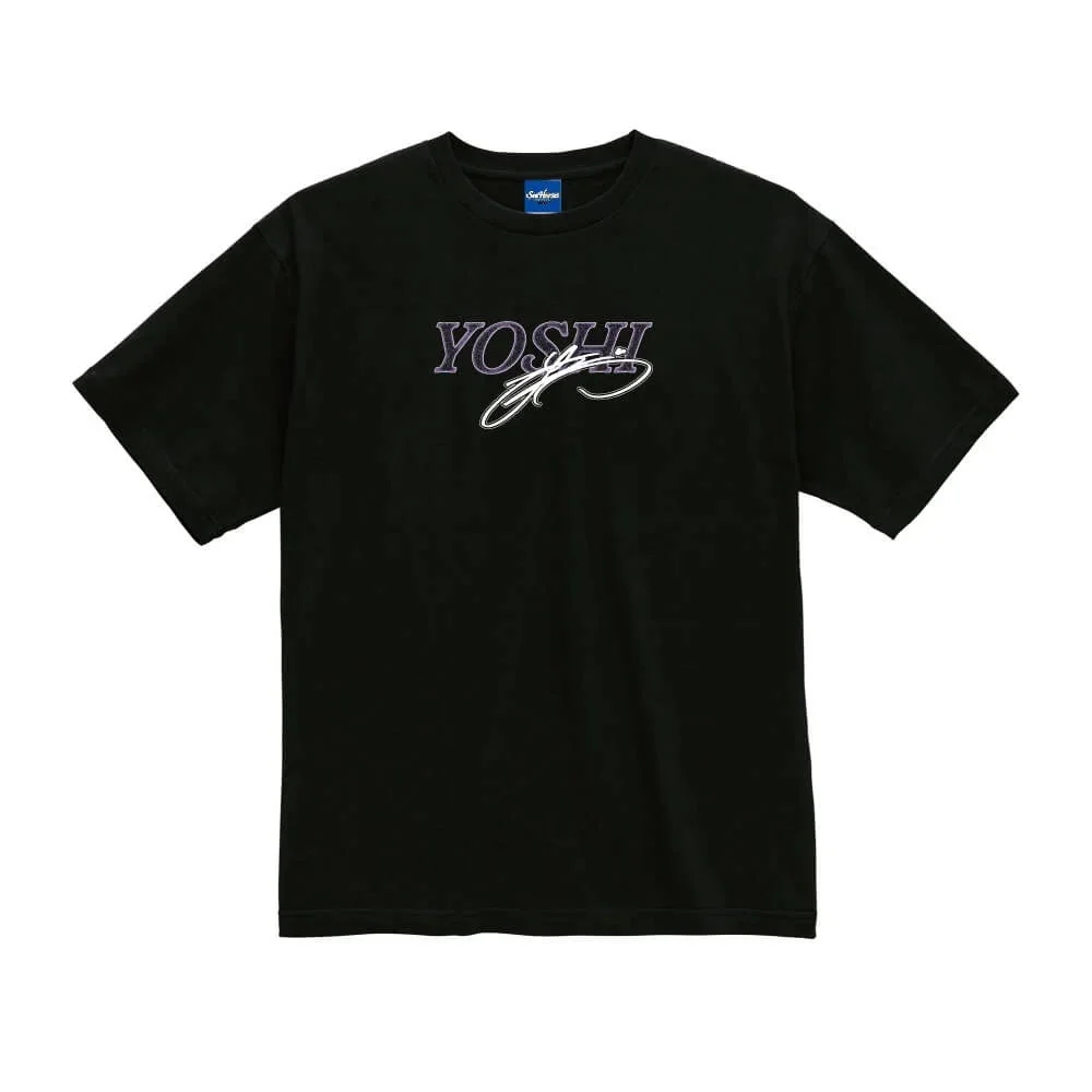 YOSHIロゴ コットンフィットTシャツ