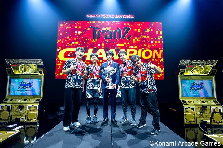 DanceDanceRevolution部門優勝「TAITO STATION Tradz」
