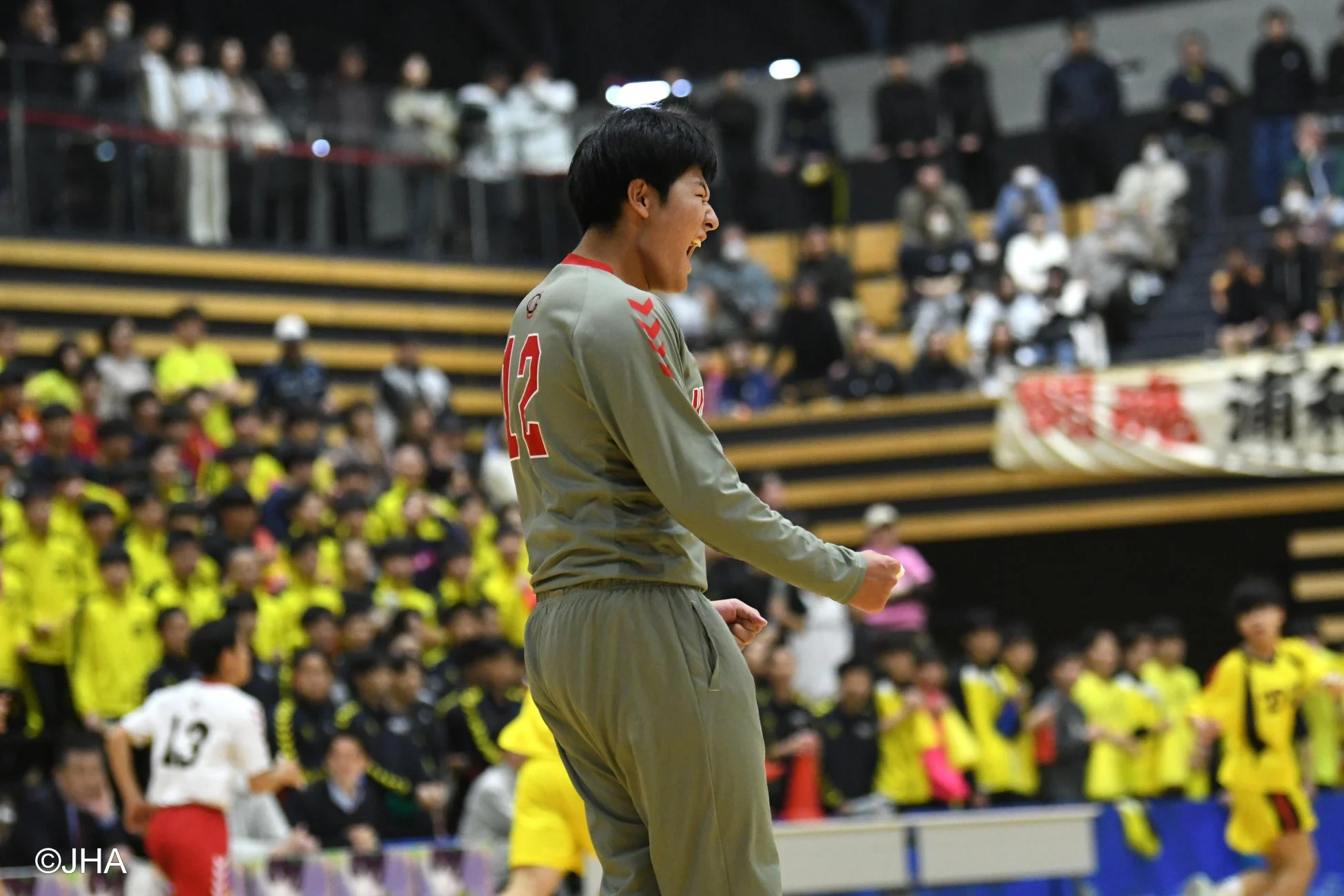 試合中の選手の様子