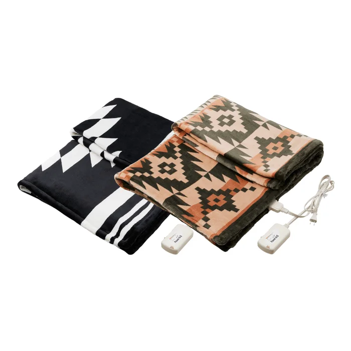 2種類の柄のPowerArQ電気毛布