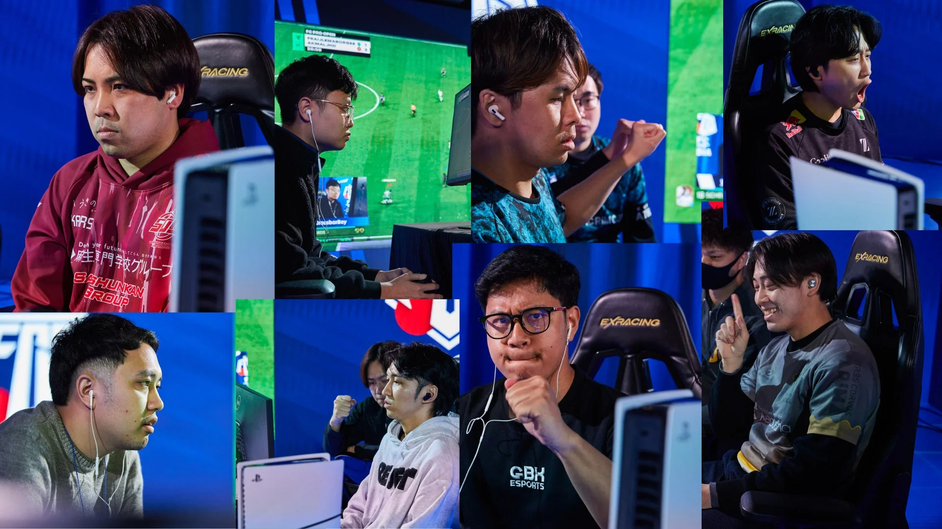 eスポーツ選手がゲームをプレイしている様子