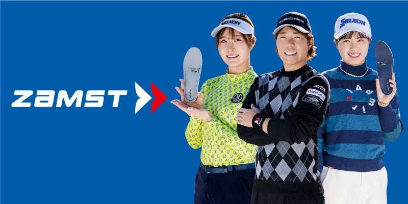 ザムスト契約選手の穴井詩選手、尾関彩美悠選手、都玲華選手