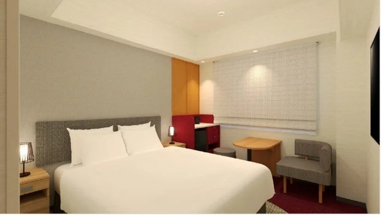 機能的なダブルルーム