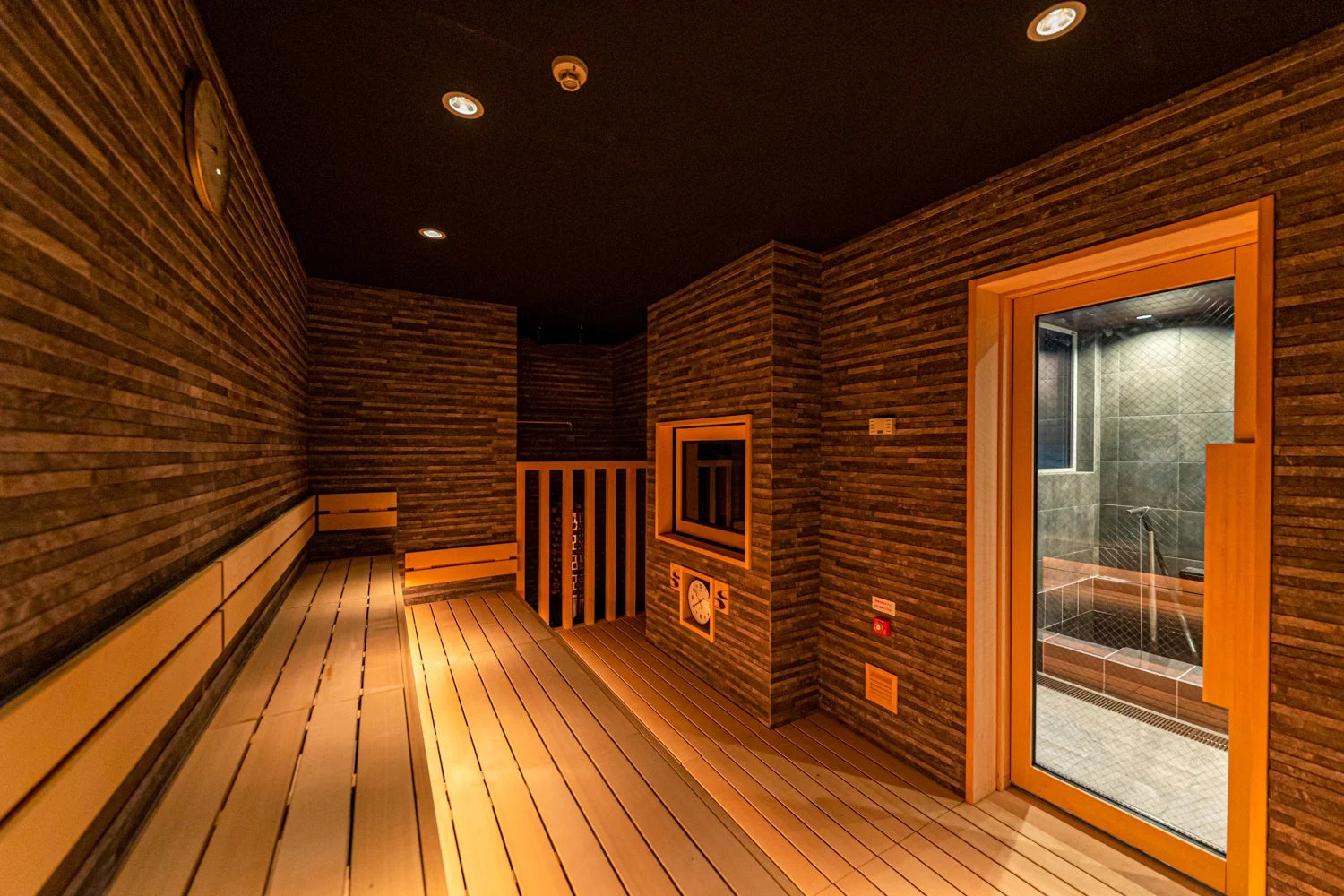 サウナ室の様子