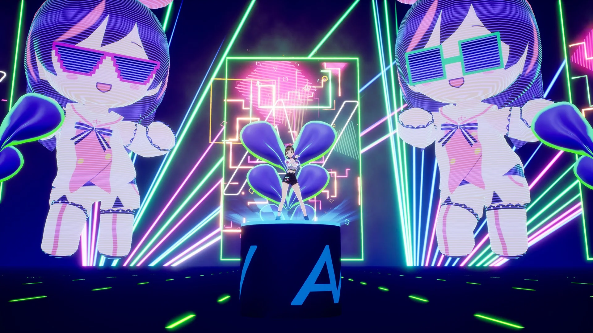 ライブステージの演出イメージ