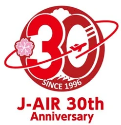 J-AIR 30周年記念ロゴ