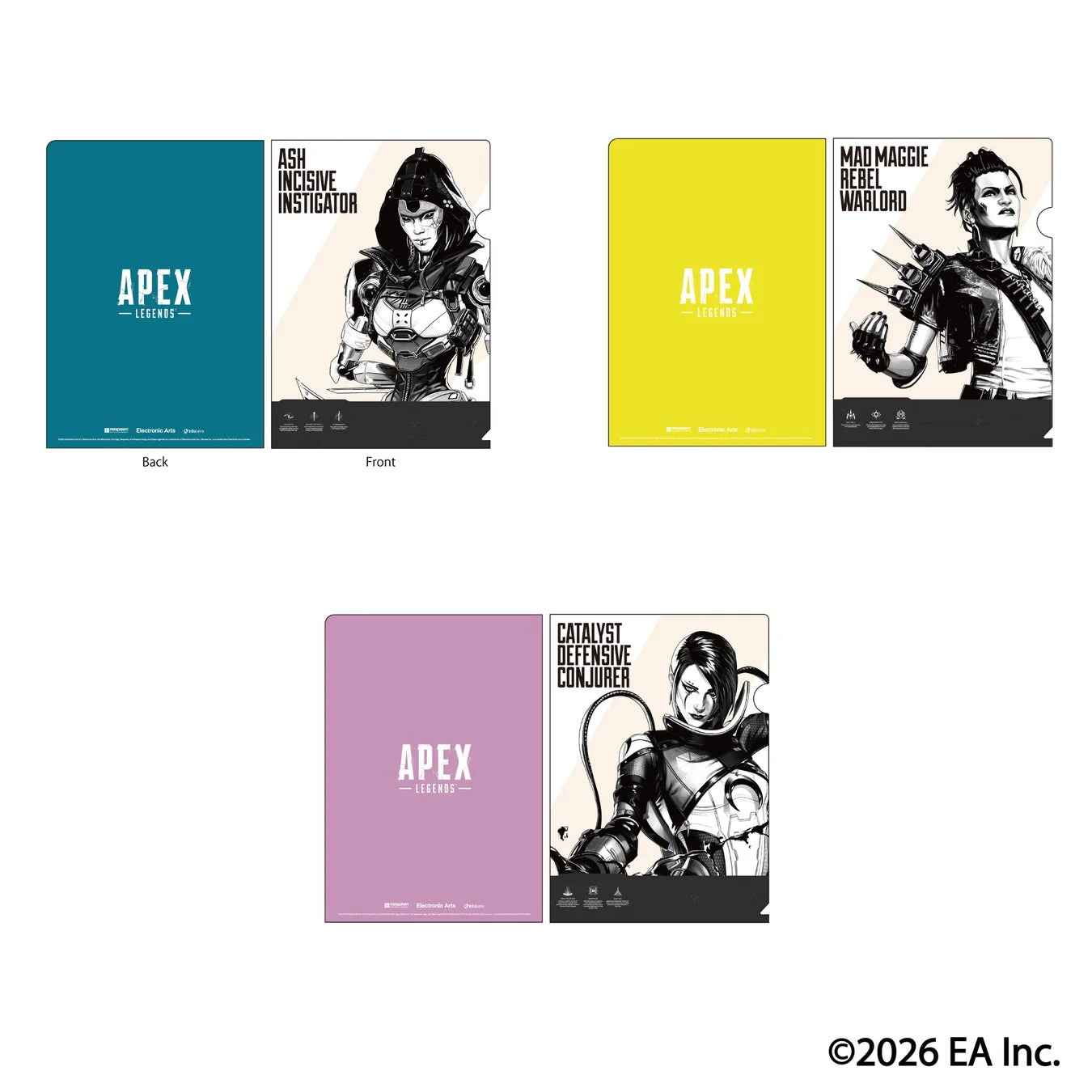 Apex Legends レジェンズクリアファイル3枚セット Vol.1 H