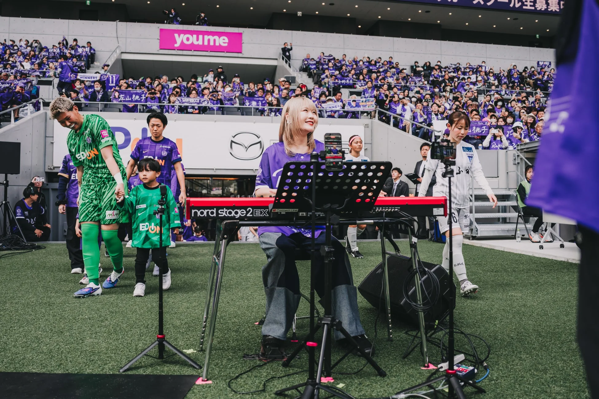 選手入場時の演奏