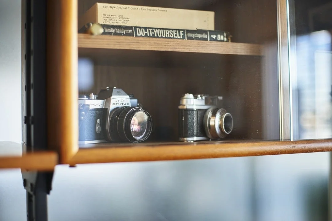 カメラ,フィルムカメラ,ビンテージ,一眼レフ,ペンタックス,本,DIY,インテリア,棚,レトロ,趣味