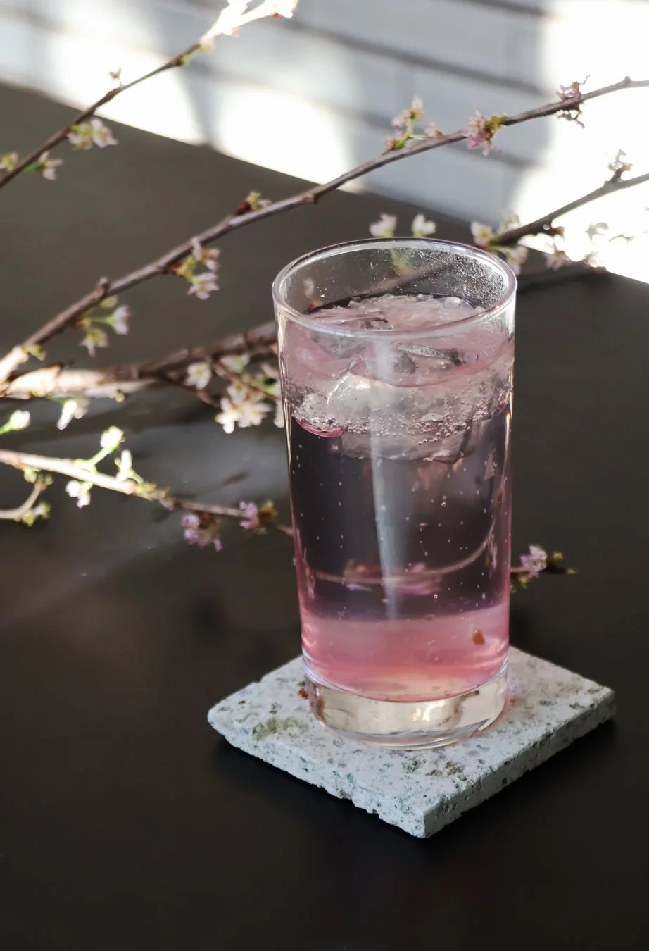 桜をイメージしたドリンク