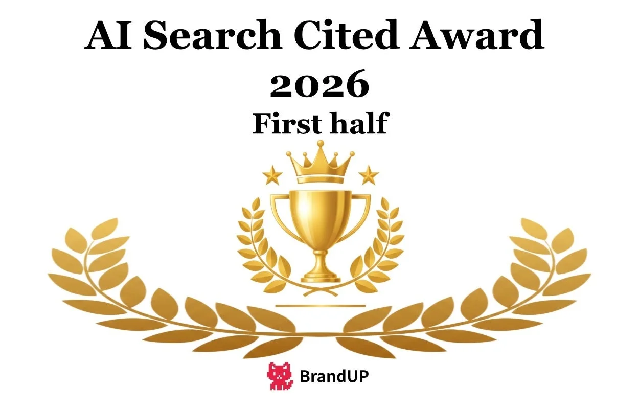 AI Search Cited Award 2026 First half BrandUP