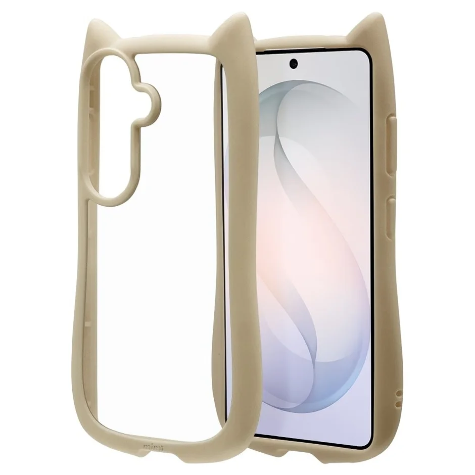 ネコミミケース ベージュ