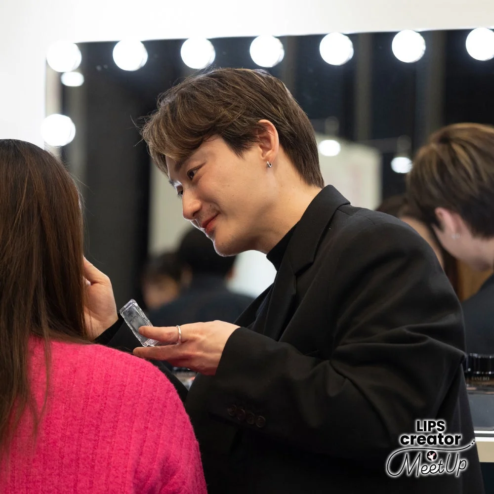 ヘアメイクアップアーティスト GENSEIさんによるメイクアップ体験