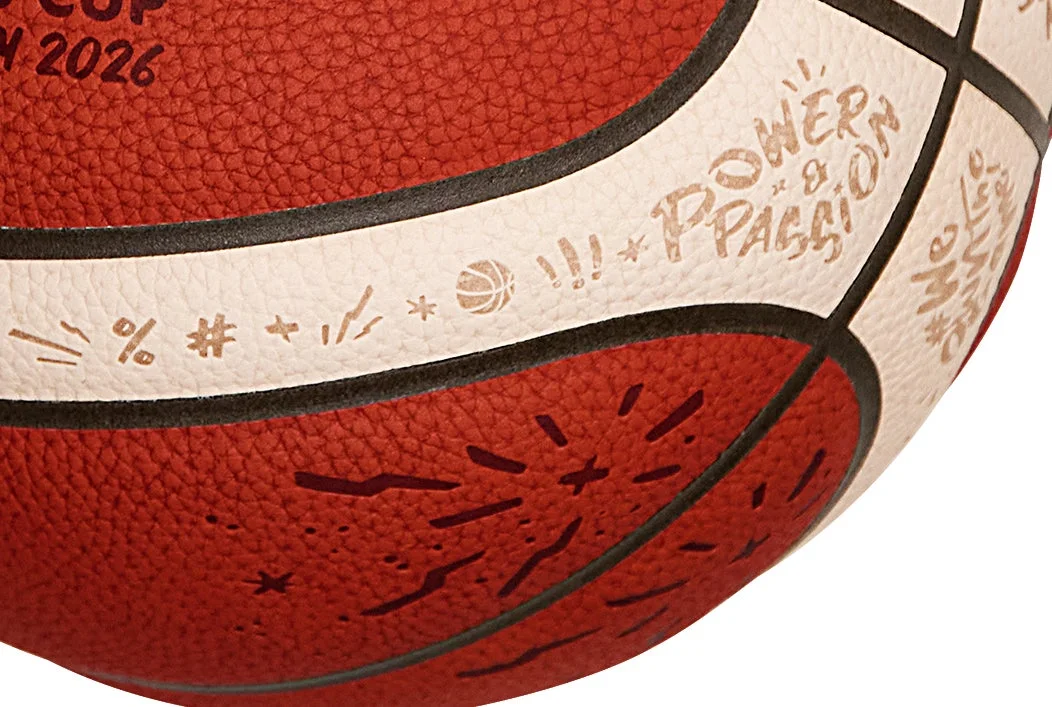 公式試合球に施されたグラフィック