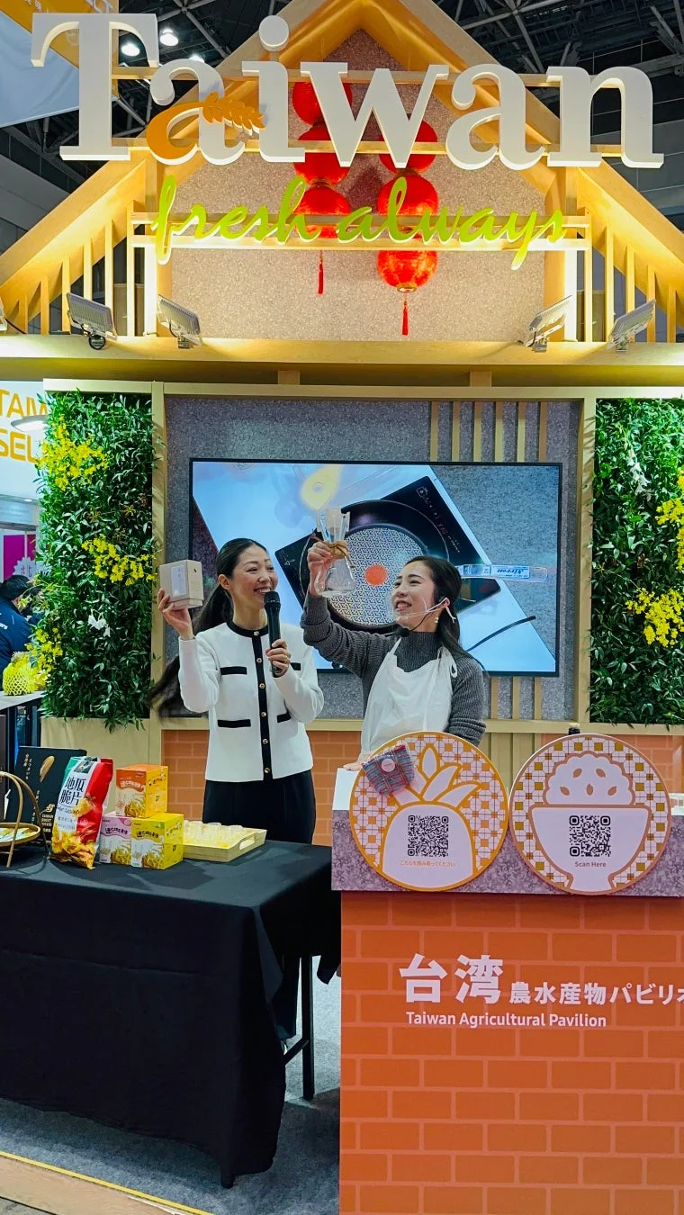 台湾食材を活用した料理やデザートの調理デモンストレーション