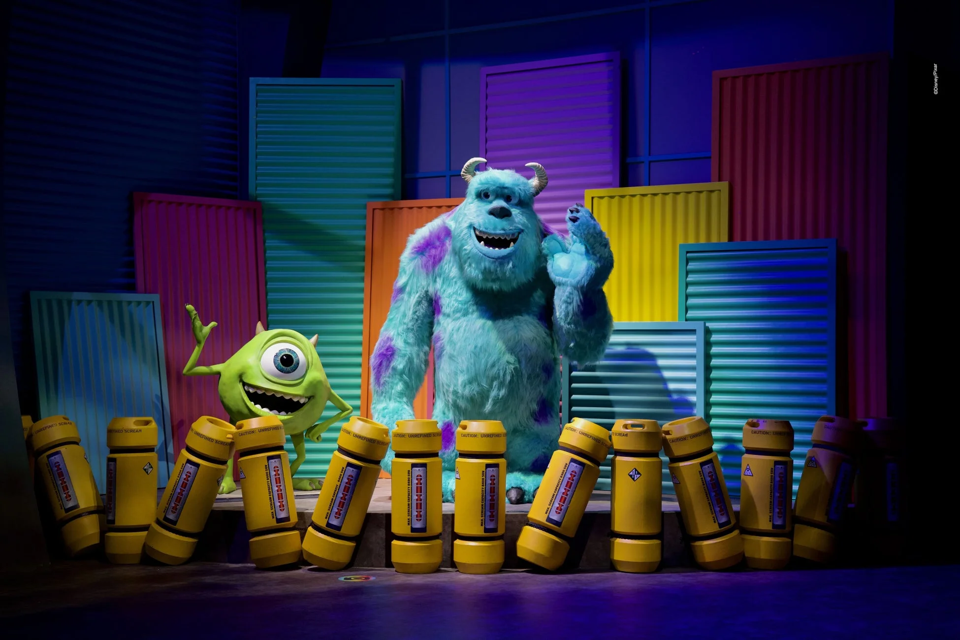『モンスターズ・インク』の絶叫タンクの部屋