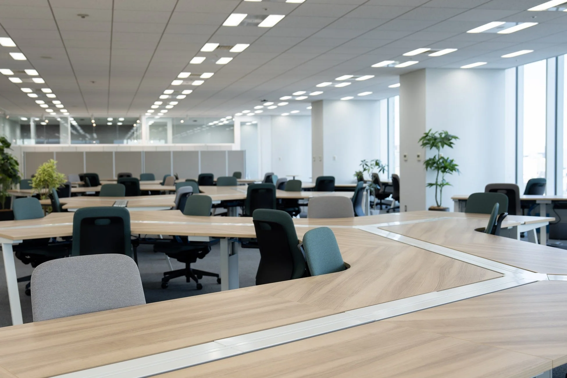 東京Labの広々としたワークスペース