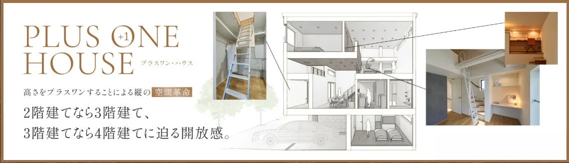 PLUS +1 ONE HOUSEの概念図