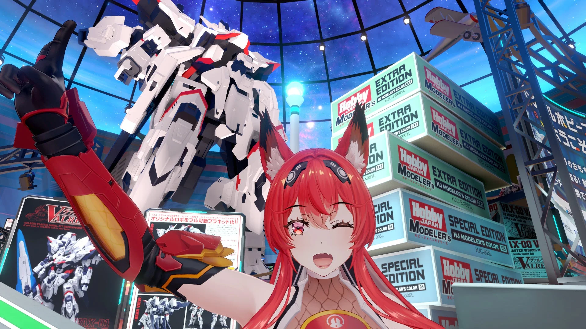 ホビージャパンモデラーズのキャラクターとロボット