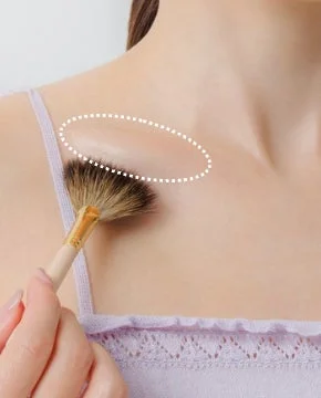 デコルテへの使用イメージ