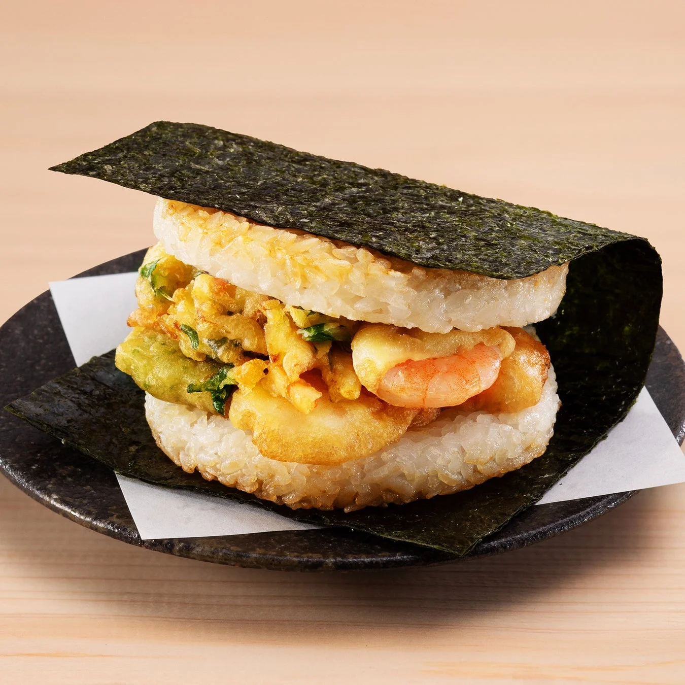 モスライスバーガー〈のり弁〉～えび天丼風～の断面