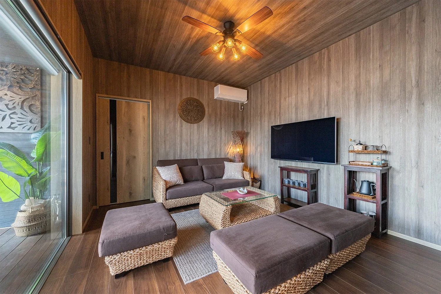 スイートヴィラのリビング