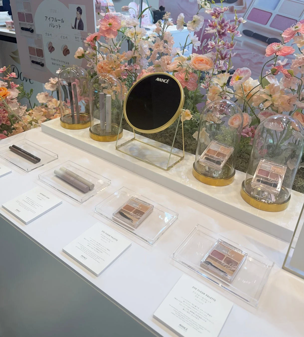 アイフルールパレットのディスプレイ