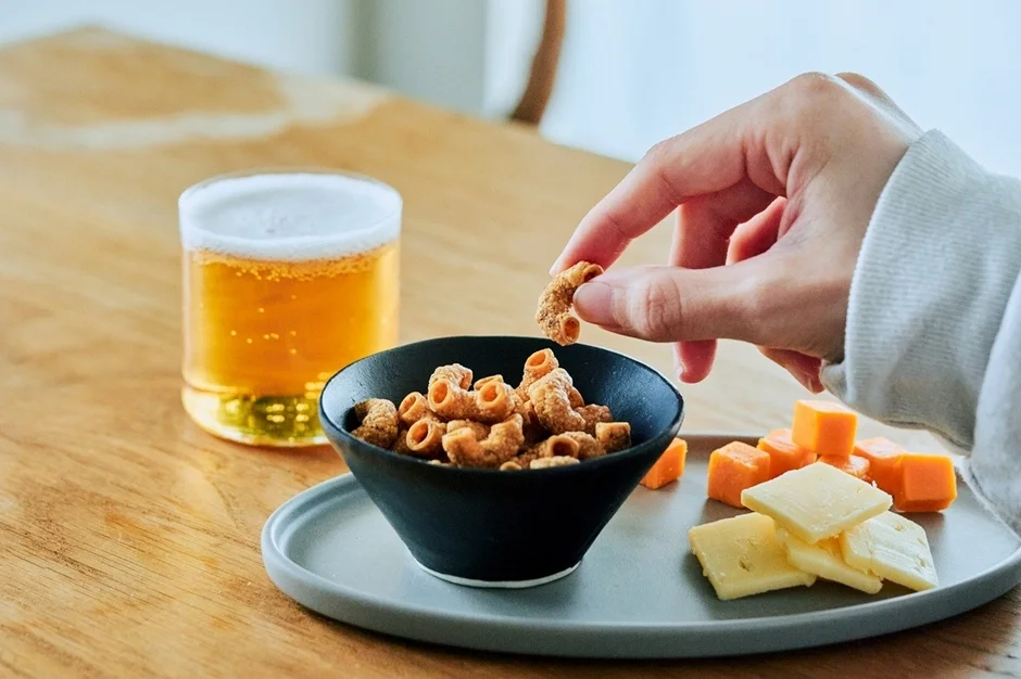 ビールとチーズ、スナック