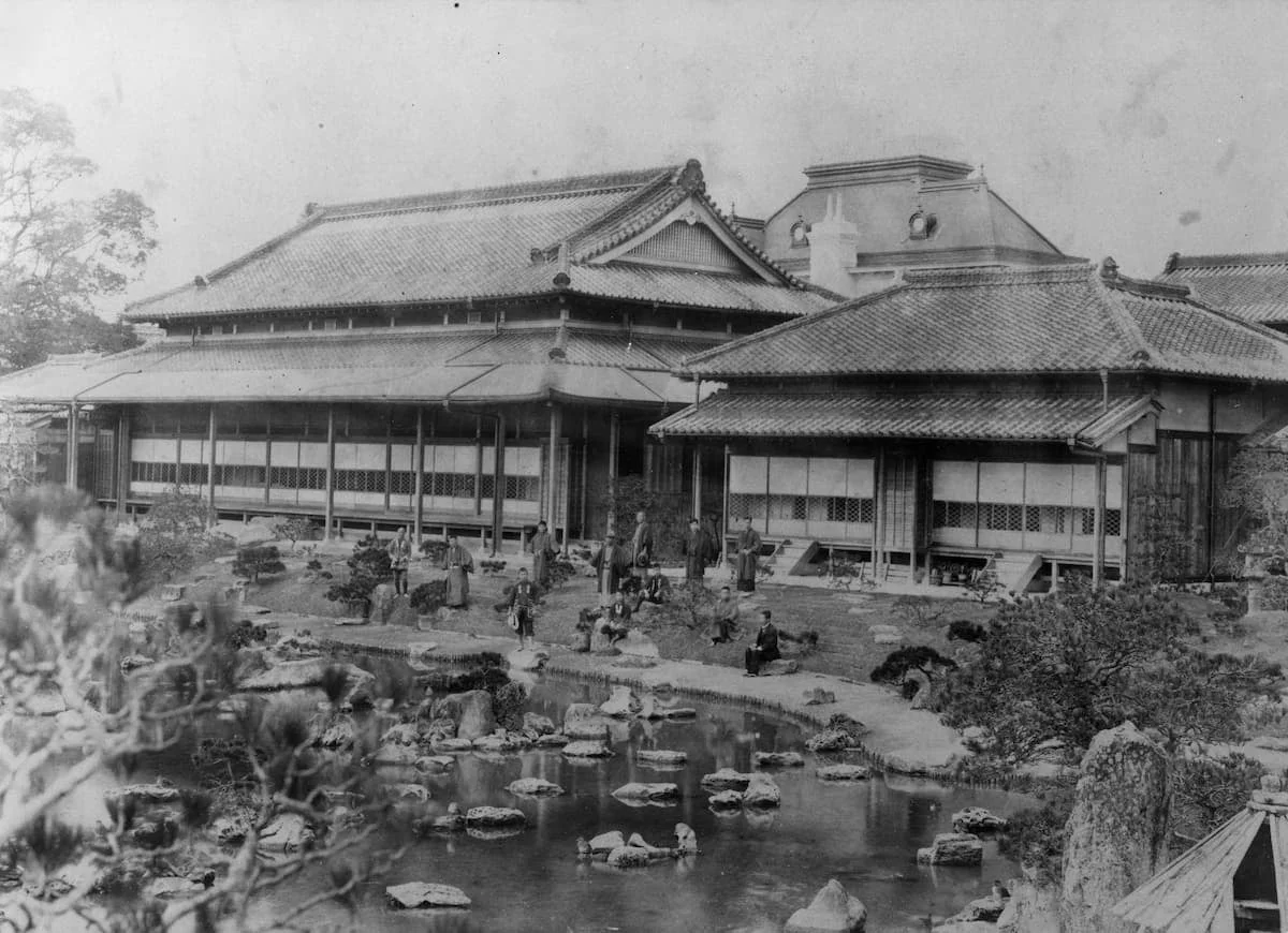 明治時代の御花と庭園