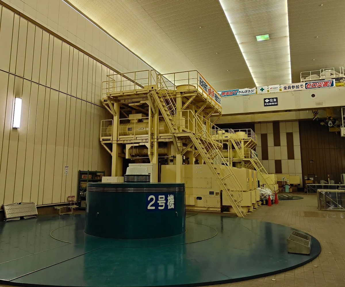 発電所内部の様子