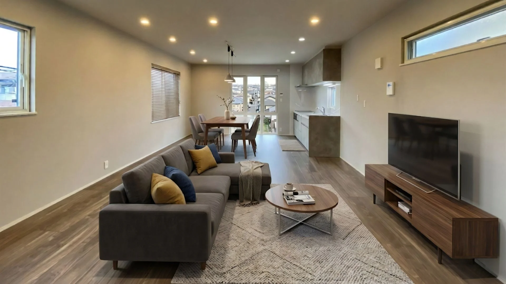 モダンで開放的なLDK