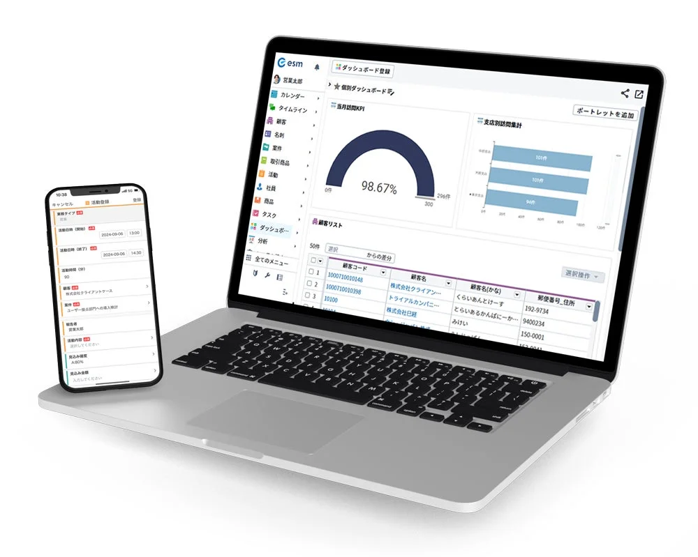 esmダッシュボード