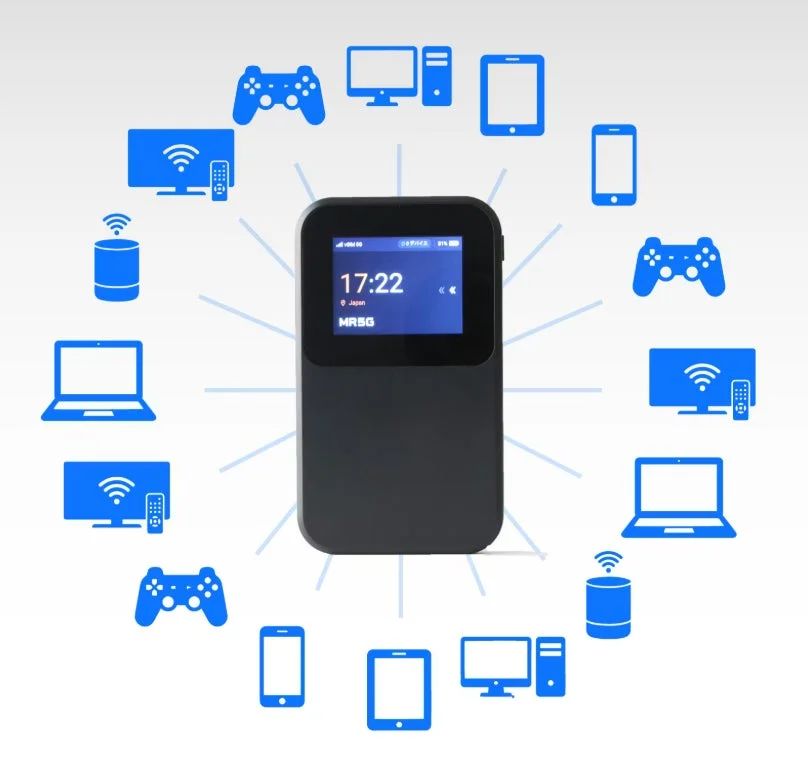 複数デバイス接続イラスト